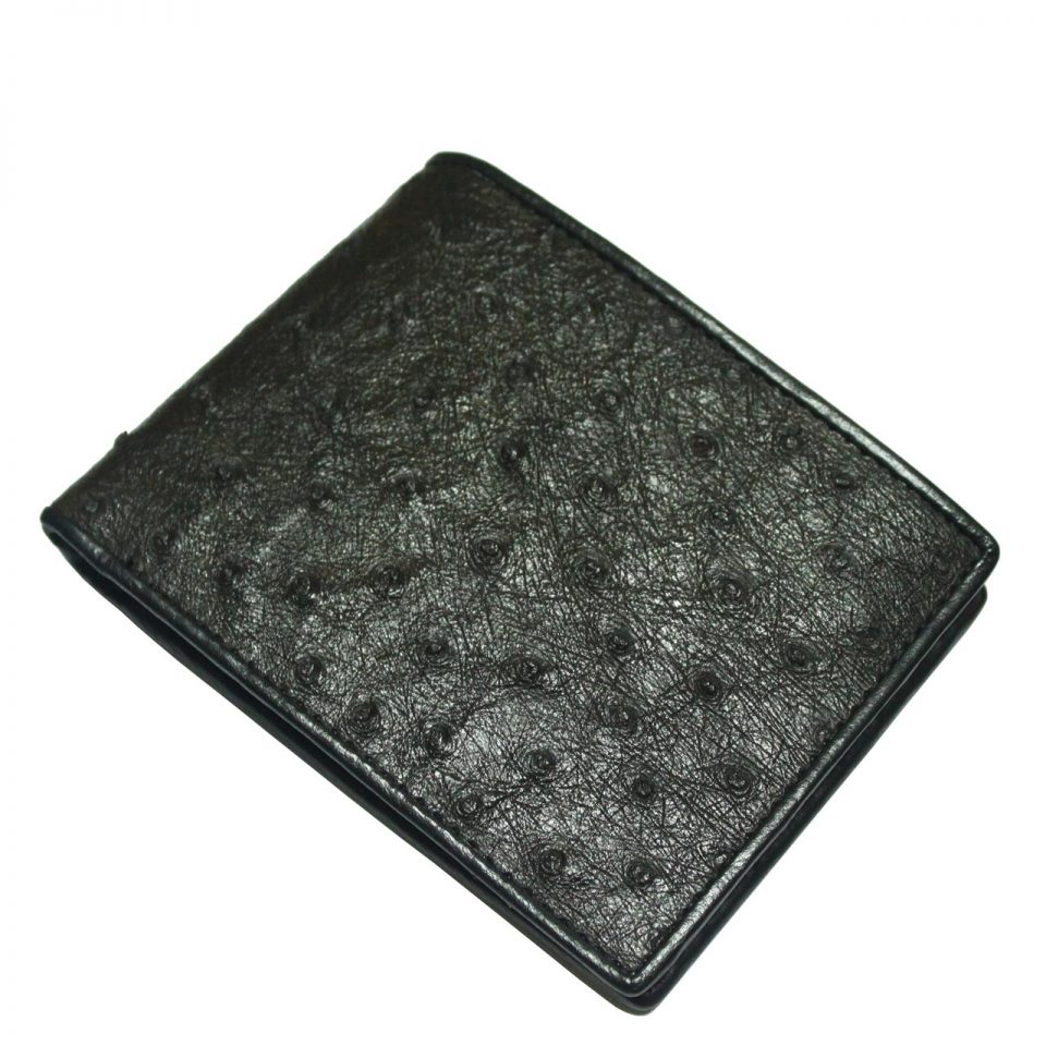 Ostrich Leather Wallet E403a