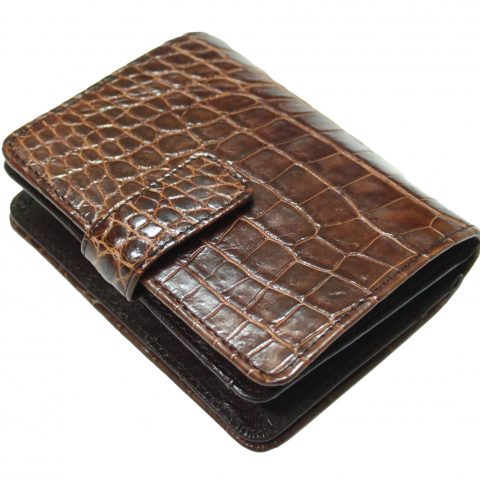 Crocodile leather wallet S430a