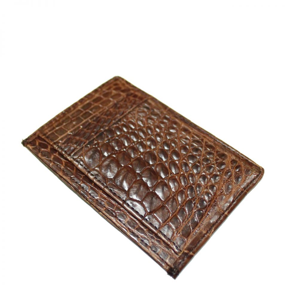 Crocodile Leather Card Wallet S963b